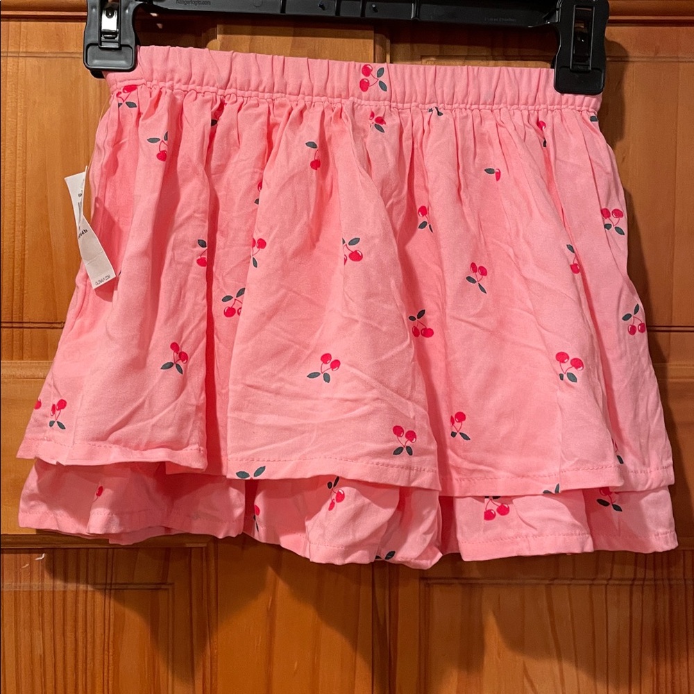 Bundle NWT Old Navy Pink Skort with Cherry Print and Tye Dye Shorts - Picture 5 of 12